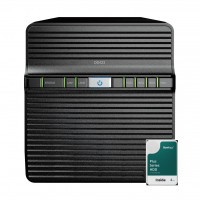 Synology DS423 4Bay 16TB NAS met 4x 4TB Synology HAT3300-4T HDD